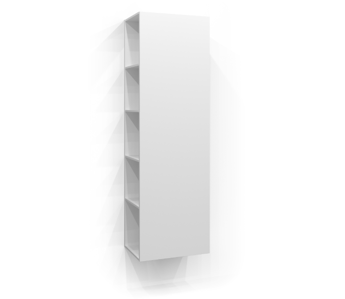 Højskab 160x35 med fri opbevaring