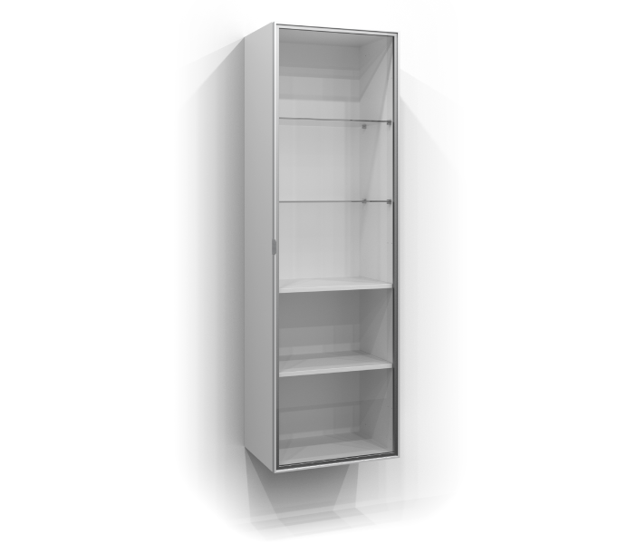 Højskab 160x50 vitrine