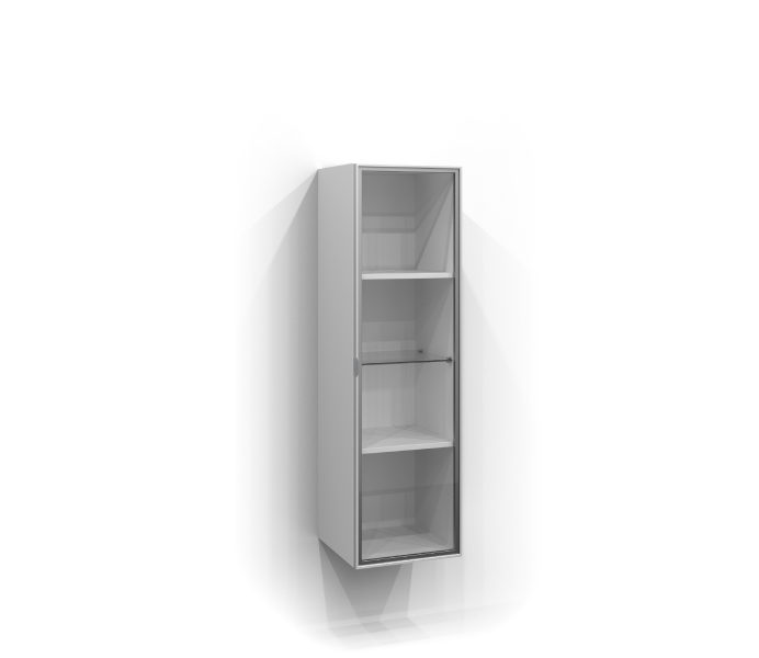 Højskab 120x35 vitrine