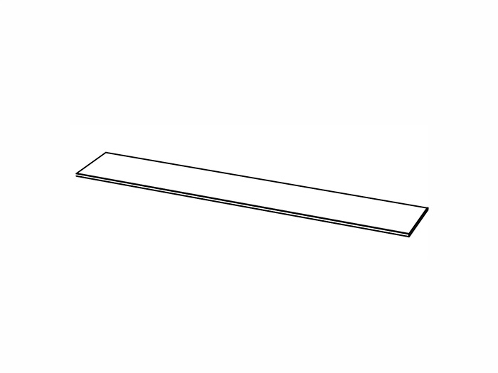 Glashylde spejlskab 80 cm